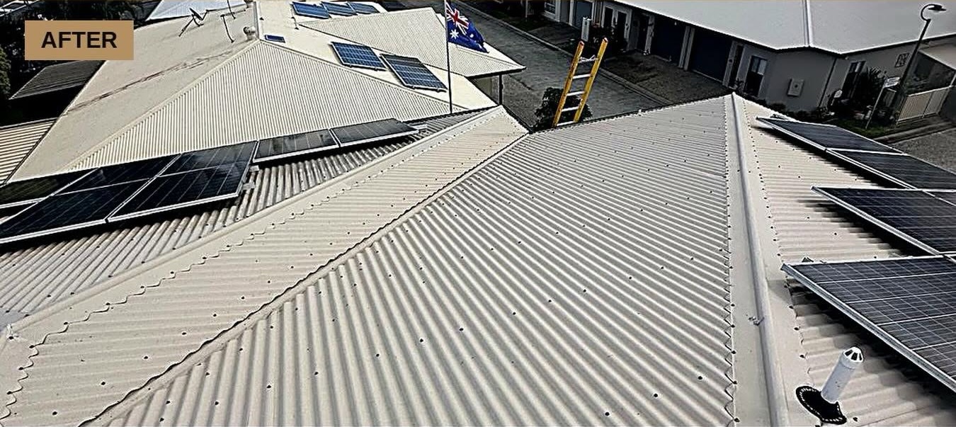 Restored roof after ADV+ Painting coating